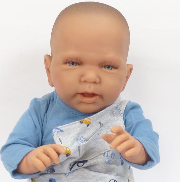 Jungen Babypuppe Dario, 53 cm Festkörper bekleidet