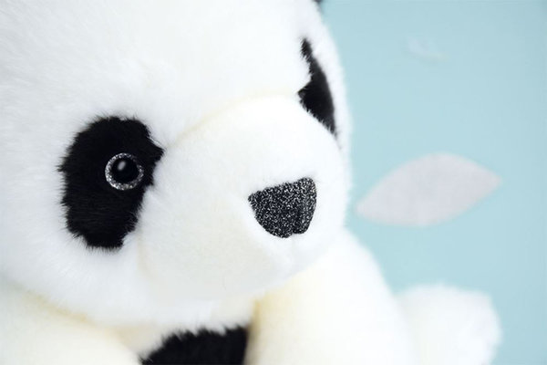 So Chic Panda, schwarz, 17 cm  Histoire d'ours