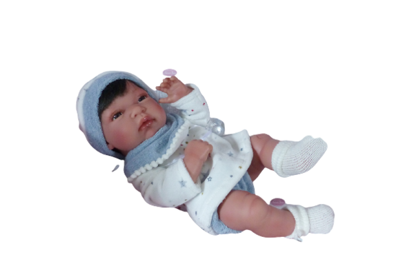 Jungen Babypuppe Tonet Baberito, 33 cm Festkörper