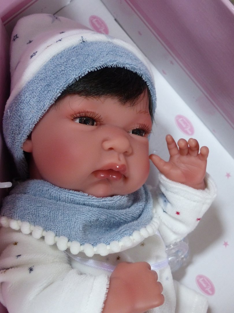 Antonio Juan Jungen Puppe Susis-Baby Pipo Momo 42 cm anatomisch korrekt
