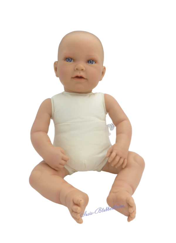 Babypuppe Elli, 42 cm Stoffkörper bekleidet