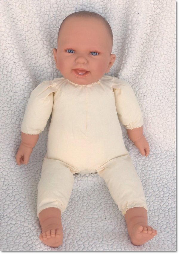 Babypuppe Larry mit Zähnchen, 52 cm Stoffkörper