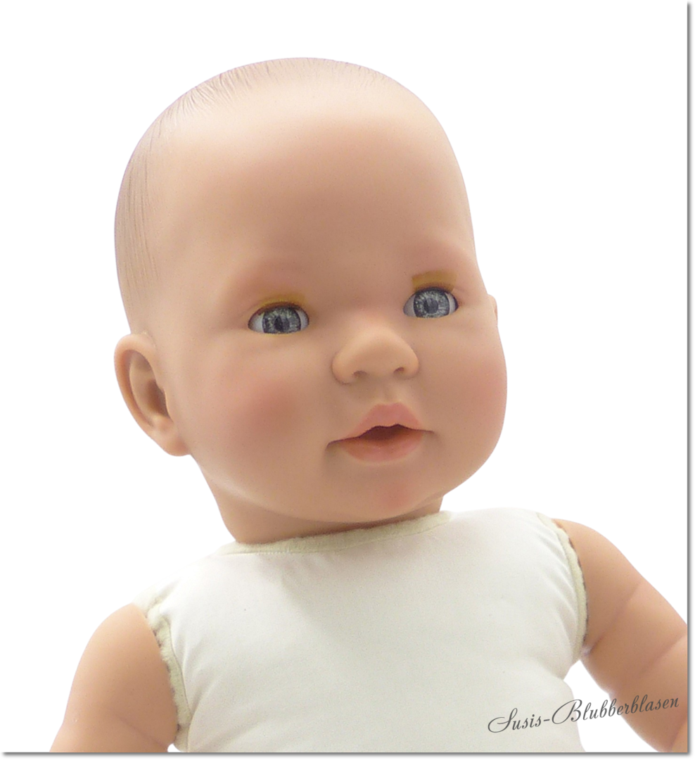 52 cm Stoffkörper Puppe mit Strampler Doro Dolls Babypuppen "Ronny" 
