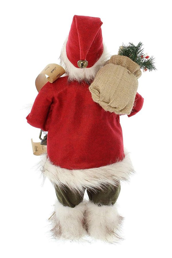 Nikolaus "Wunschliste"  Weihnachtsmann Figur, 65 cm