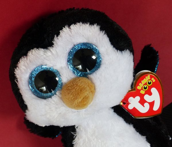 TY Beanie Boo Pinguin Waddles, 15 cm