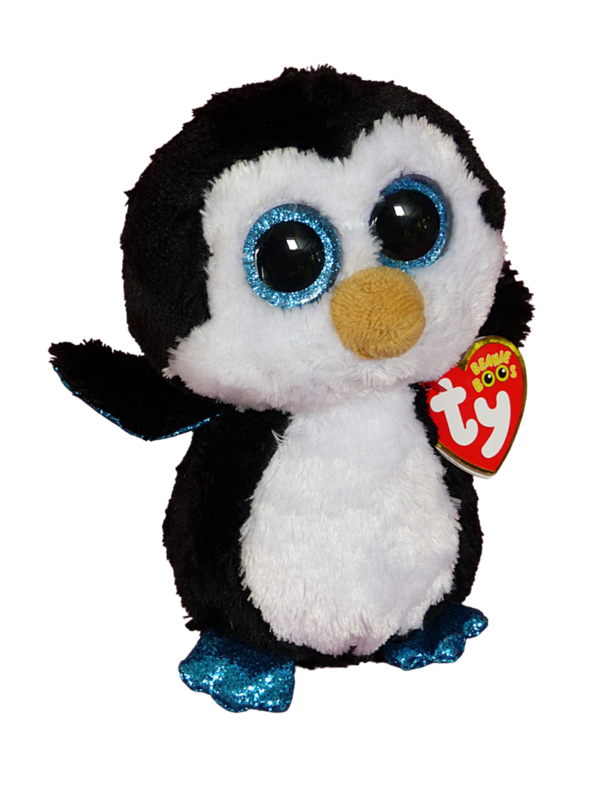 TY Beanie Boo Pinguin Waddles, 15 cm