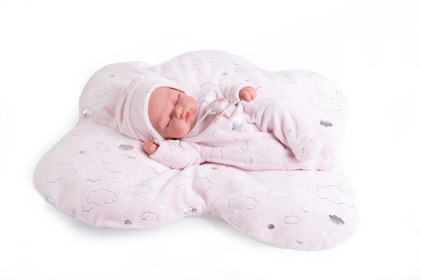 Schlafende Luni Babypuppe, 26 cm anatomisch korrekt