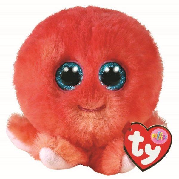 TY Teeny Puffies Krake Sheldon, 10 cm Octopus