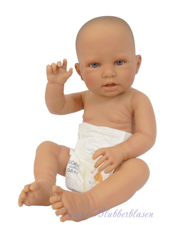 Jungen Babypuppe Pedro, 53 cm Festkörper bekleidet