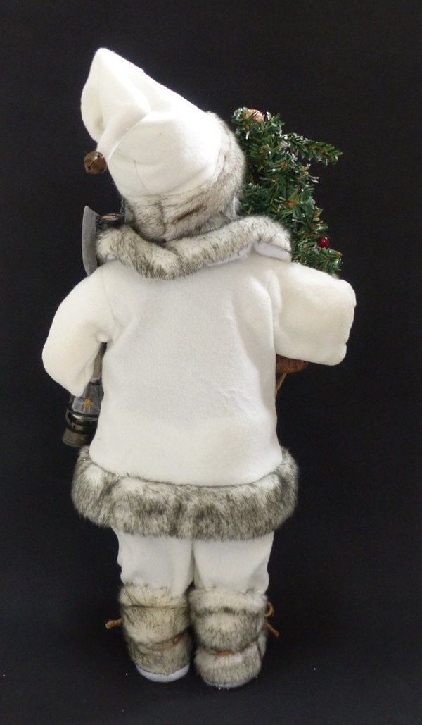 Nikolaus "Baumfäller"  Weihnachtsmann Figur, 50 cm
