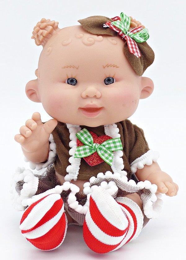 Nenotes Weihnachten Babypuppe "Lebkuchen", 26 cm