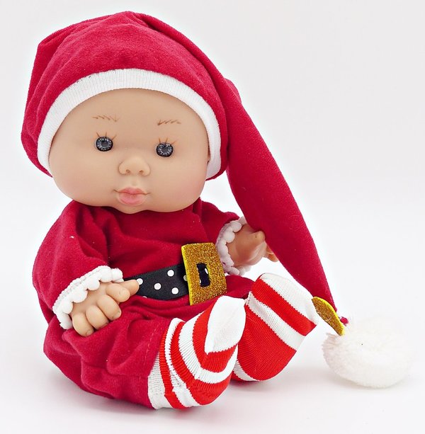Nenotes Weihnachten Babypuppe "Nikolaus", 26 cm