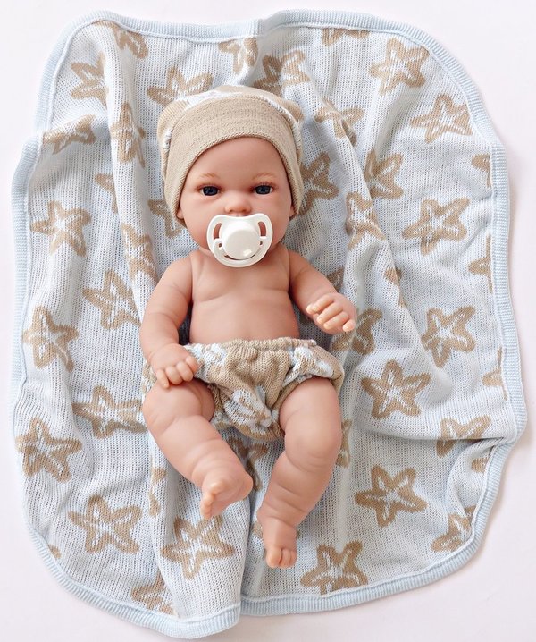 Arias Jungen-Babypuppe "Lucas", anatomisch korrekt, mit Vanilleduft, 33 cm